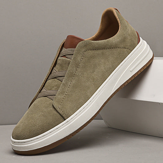 Men's Casual Cowhide Sneakers - 
Fashinoza