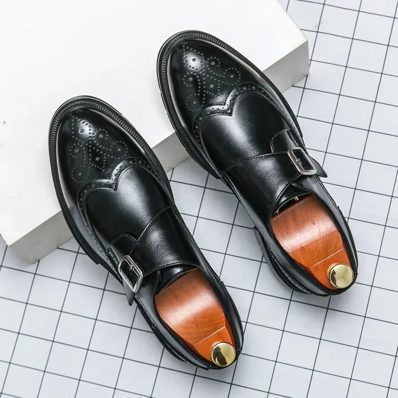 Men's Castano Genuine Leather Dress Shoes