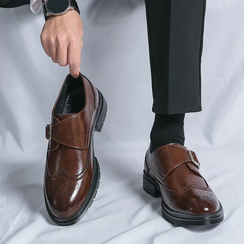 Men's Castano Genuine Leather Dress Shoes