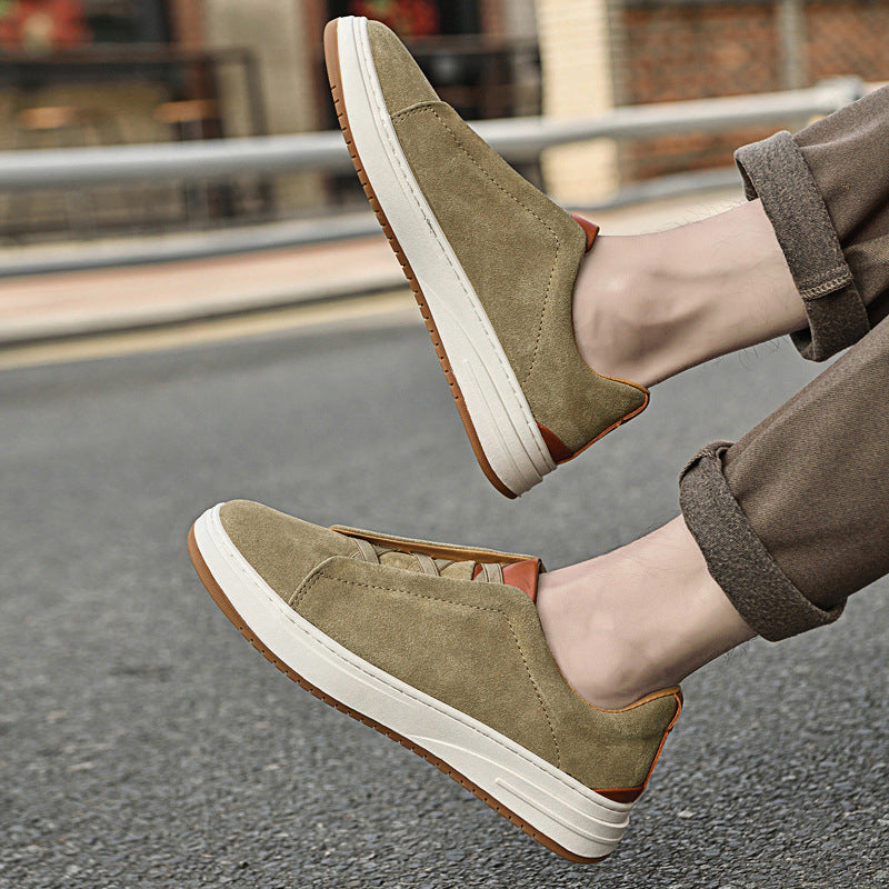 Men's Cowhide Casual Sneakers