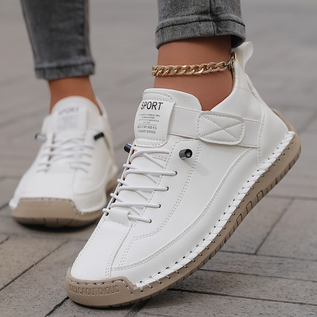 Women's Cushioned Supportive Sneakers - 
Fashinoza