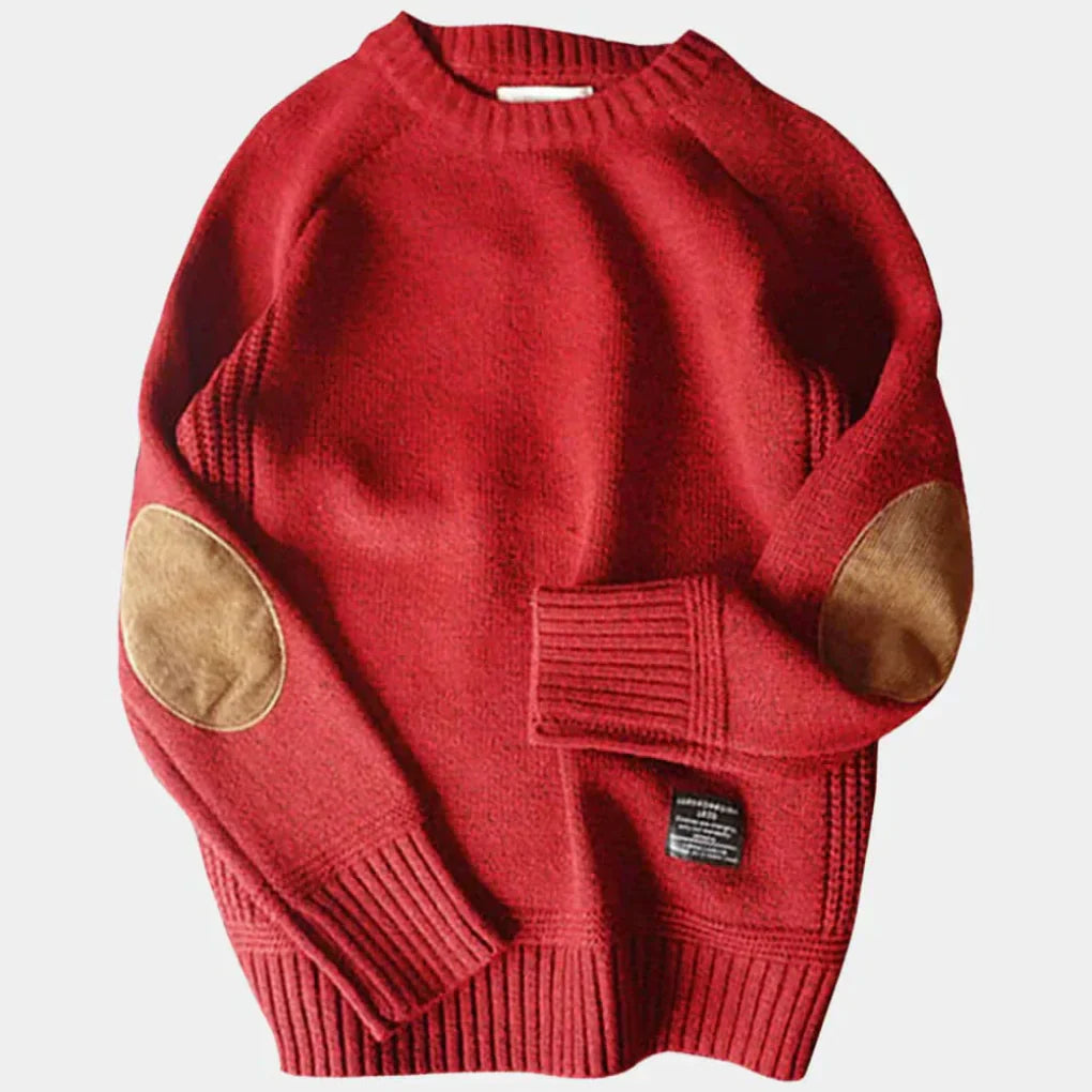Men's Warm Sweater Classic Crew Neck