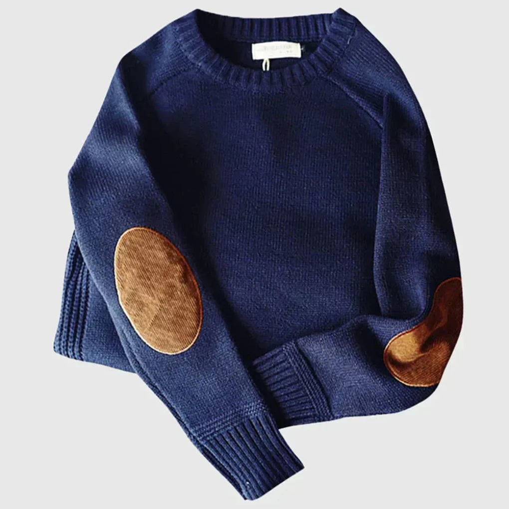 Men's Warm Sweater Classic Crew Neck