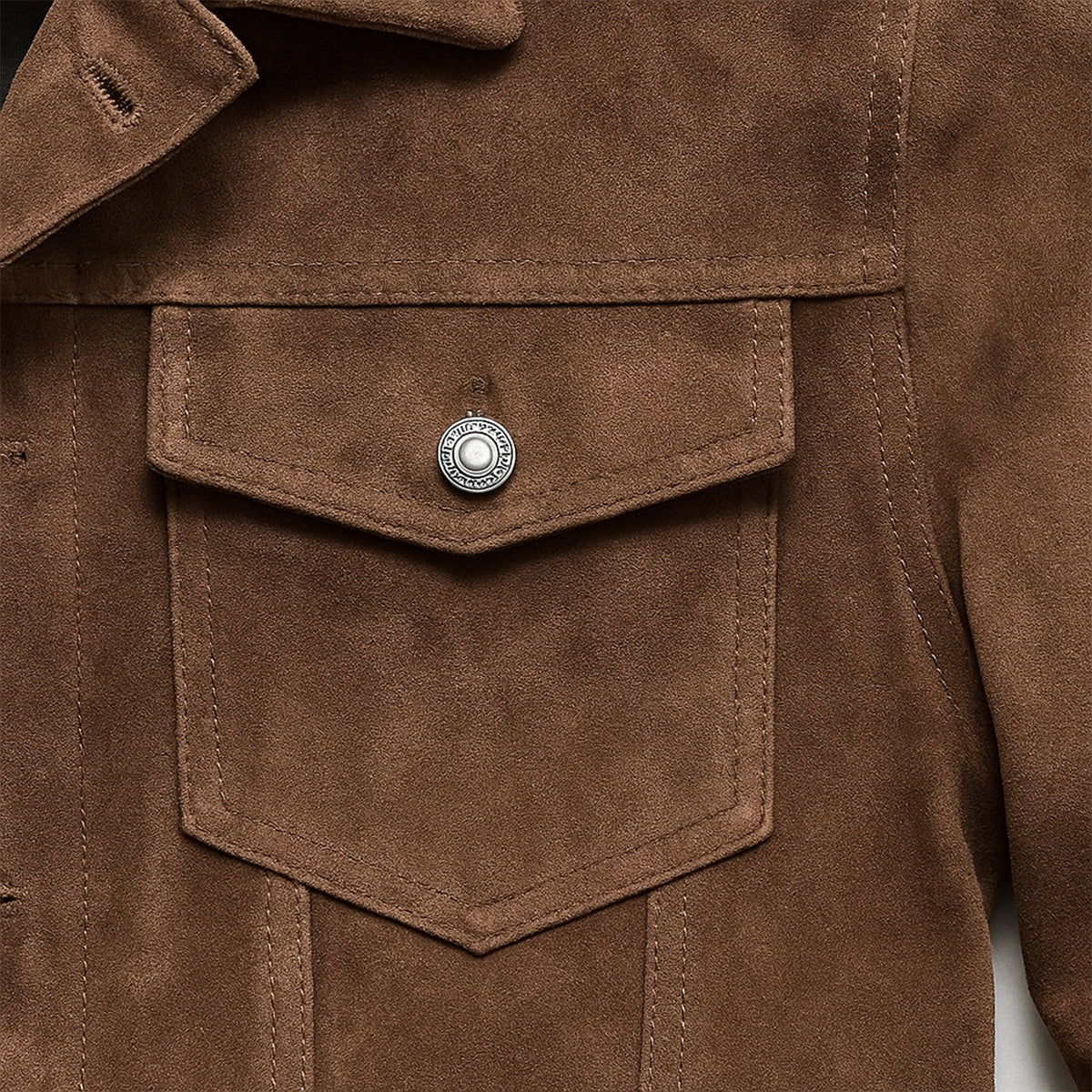 Montclair Men's Suede Cargo Jacket Lightweight