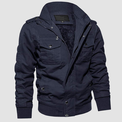 Men's Fleece Lined Tactical Jacket Cold Weather