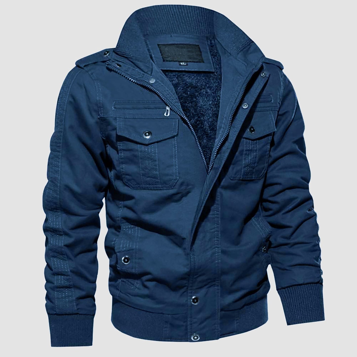 Men's Fleece Lined Tactical Jacket Cold Weather