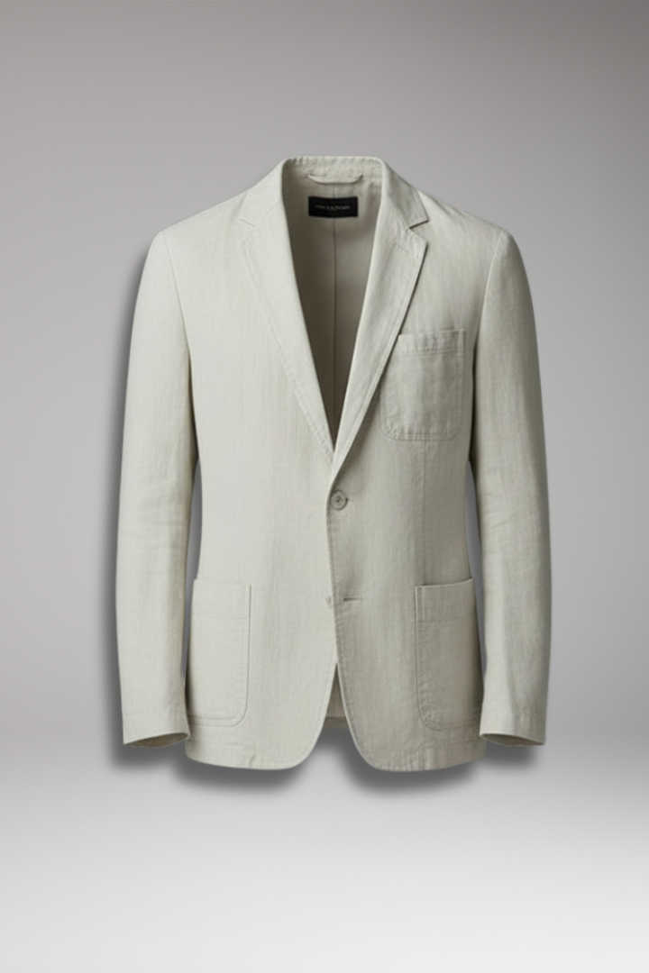 Men's Blazer Jacket Button Front Pockets - 
Fashinoza