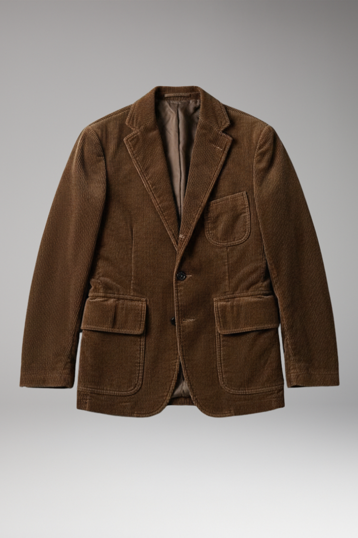Men's Blazer Notch Lapel Button Front - 
Fashinoza