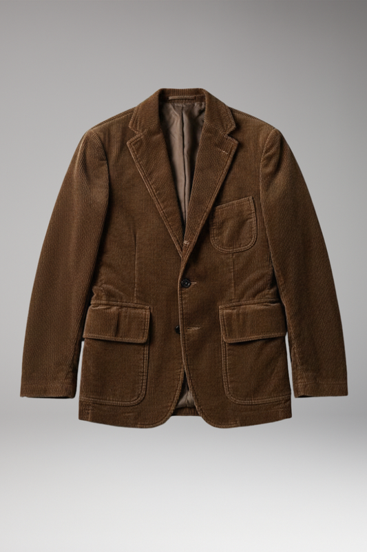 Men's Blazer Notch Lapel Button Front - 
Fashinoza