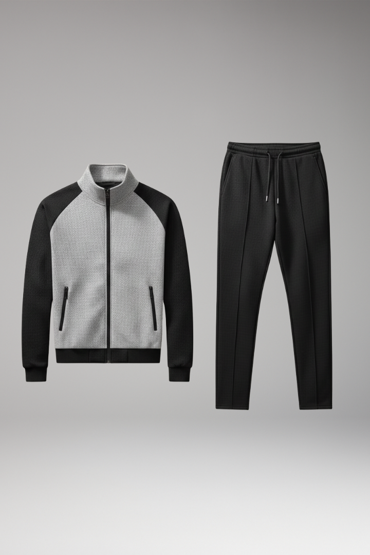 Men's Bomber Jacket Zippered Pockets Black - 
Fashinoza