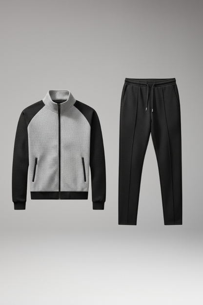 Men's Bomber Jacket Zippered Pockets Black - 
Fashinoza