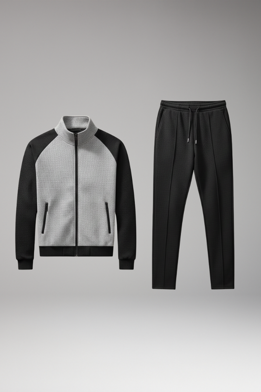 Men's Bomber Jacket Zippered Pockets Black - 
Fashinoza