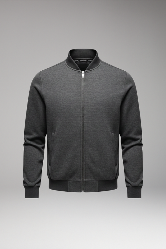 Men's Bomber Jacket High Collar - 
Fashinoza