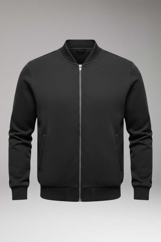 Men's Bomber Jacket Modern Cut Practical Pockets - 
Fashinoza