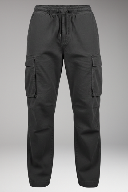 Men's Cargo Pants Elastic Waist Six Pockets - 
Fashinoza
