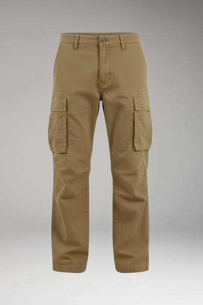 Men's Wide Leg Cargo Pants Pocket Design - 
Fashinoza