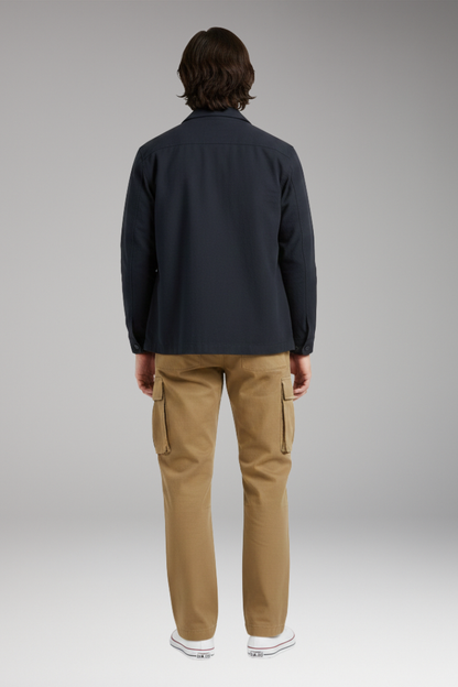Men's Wide Leg Cargo Pants Pocket Design