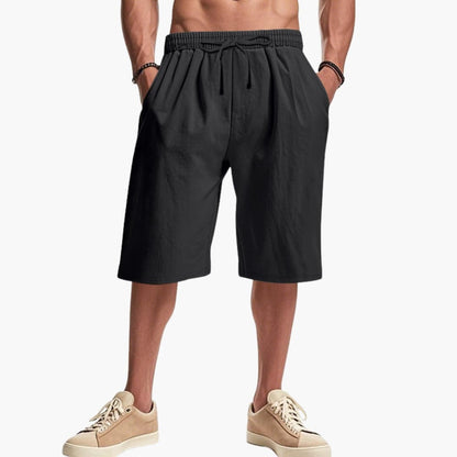 Men's Cargo Shorts Elastic Waist Multi Pockets - Fashinoza