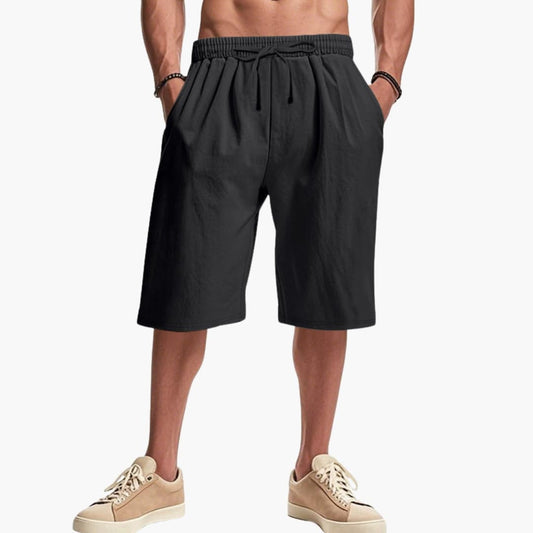 Men's Cargo Shorts Elastic Waist Multi Pockets - Fashinoza