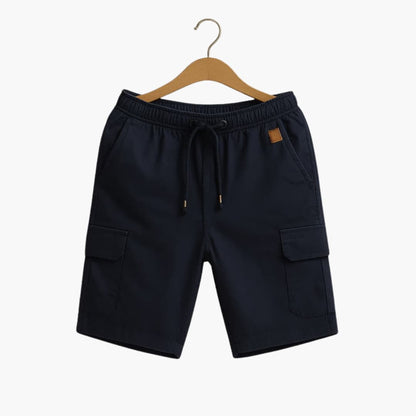 Men's Cargo Shorts Elastic Waist Flap Pocket