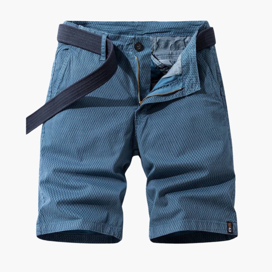 Men's Cargo Shorts Elastic Waistband Multi-Pocket - Fashinoza