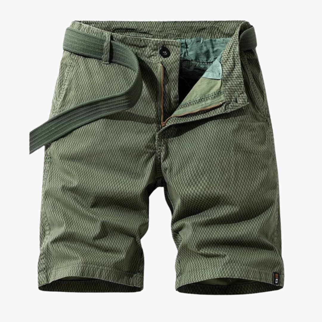Men's Cargo Shorts Elastic Waistband Multi-Pocket