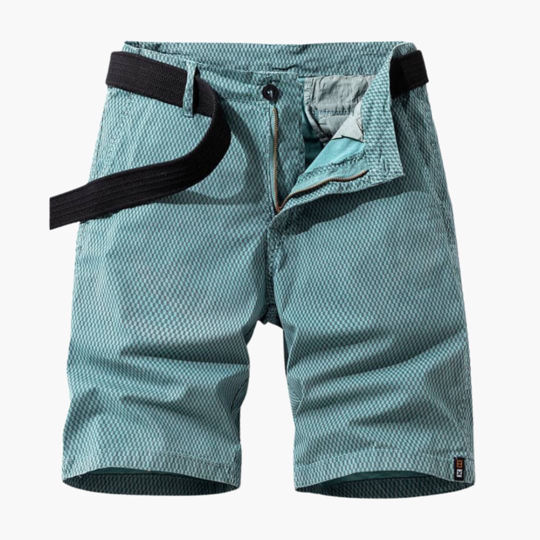 Men's Cargo Shorts Elastic Waistband Multi-Pocket