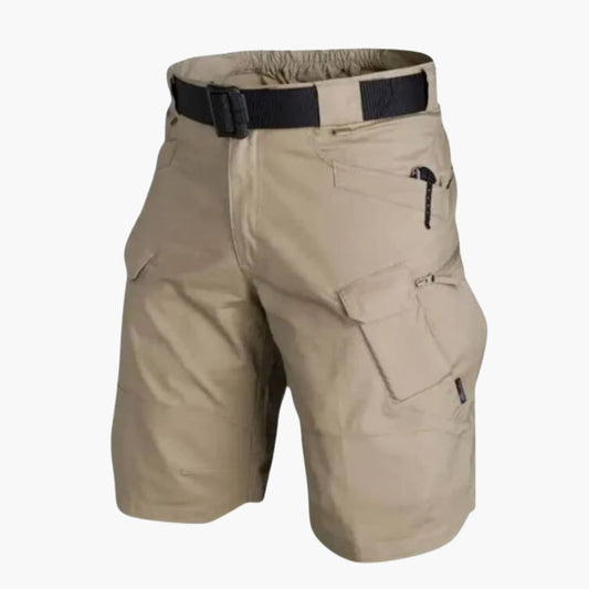 Men's Cargo Shorts Zip Pockets With Belt - Fashinoza