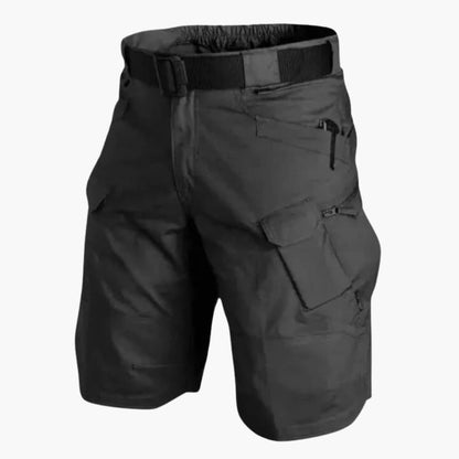 Men's Cargo Shorts Zip Pockets With Belt
