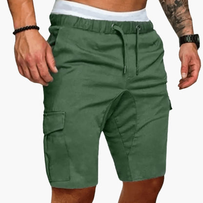 Men's Loose Fit Cargo Shorts Multiple Pockets - Fashinoza
