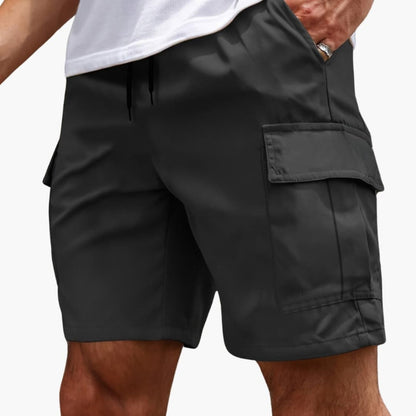 Men's Cargo Shorts Multiple Pockets Zipper Closure - Fashinoza