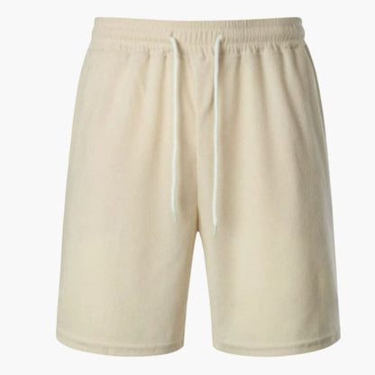Men's Corduroy Shorts Elastic Waistband Drawstring