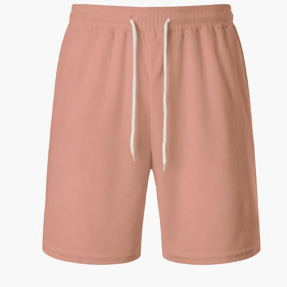 Men's Corduroy Shorts Elastic Waistband Drawstring