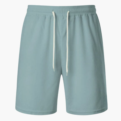 Men's Corduroy Shorts Elastic Waistband Drawstring