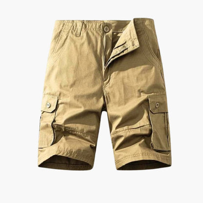 Men's Cotton Cargo Shorts Belted Flap Pockets - Fashinoza
