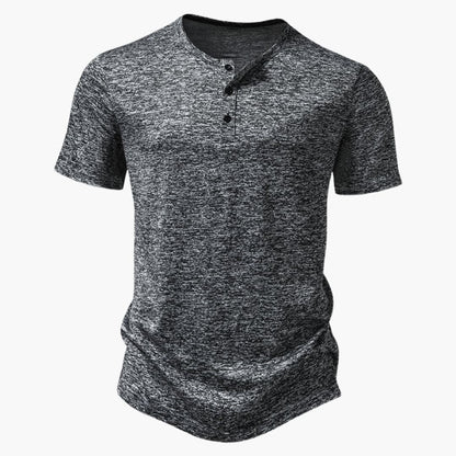 Men's Cotton Short Sleeve Henley T-Shirt - Fashinoza