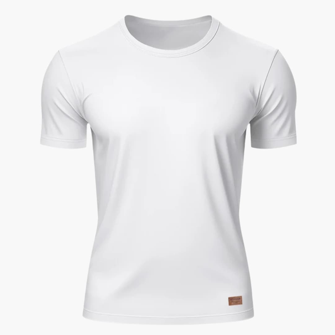 Men's Short Sleeve Crew Neck Sports T-Shirt - Fashinoza