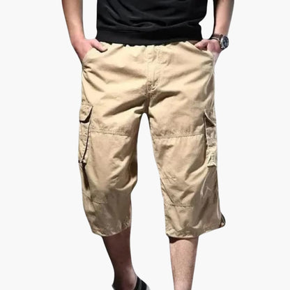 Men's Cargo Pants Loose Fit Multiple Pockets