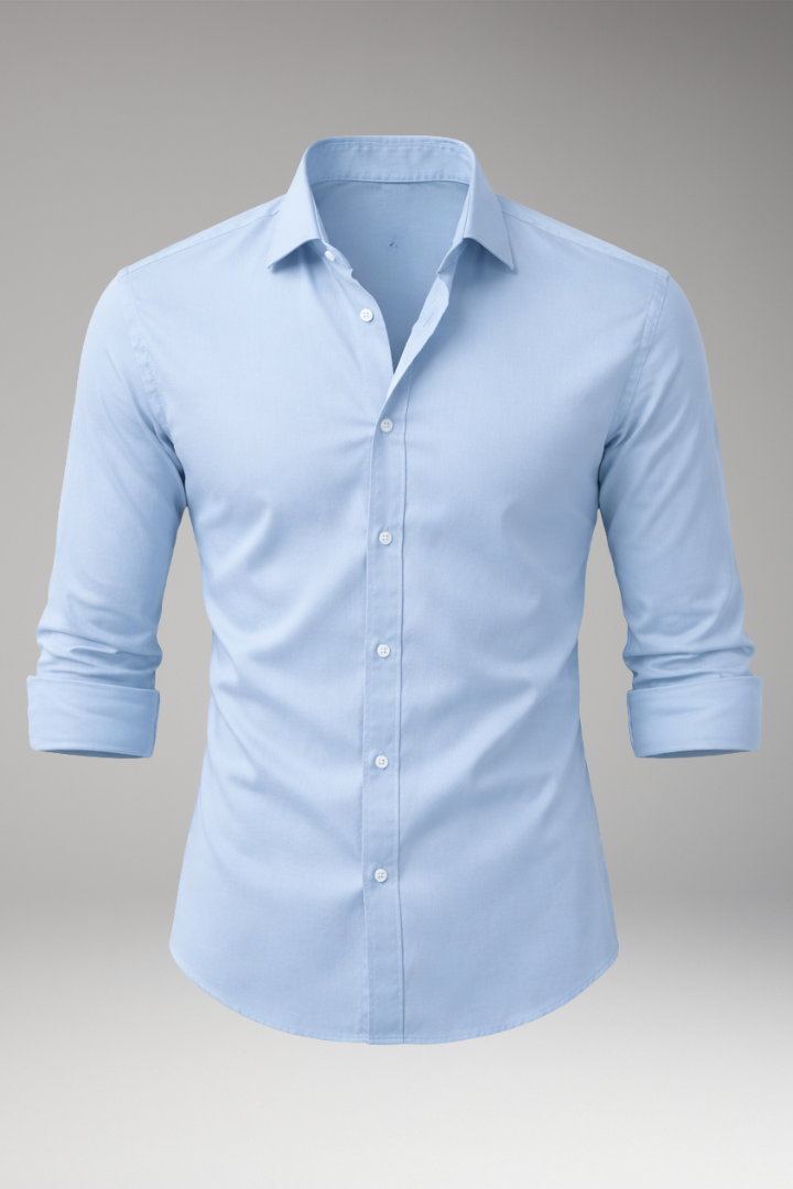 Men's Classic Fit Dress Shirt Cotton Button Front - 
Fashinoza