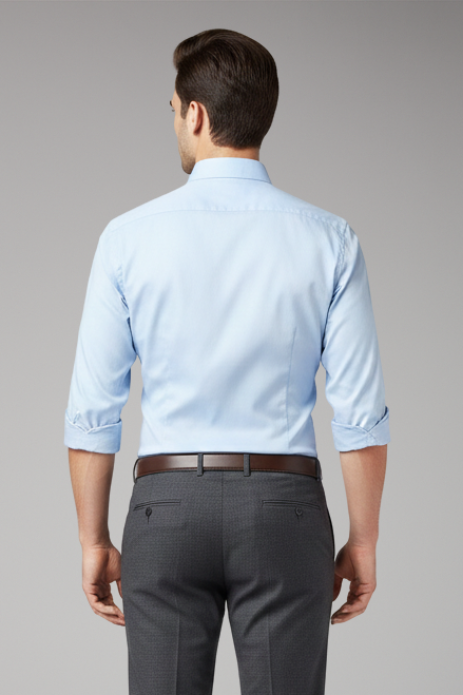 Men's Classic Fit Dress Shirt Cotton Button Front