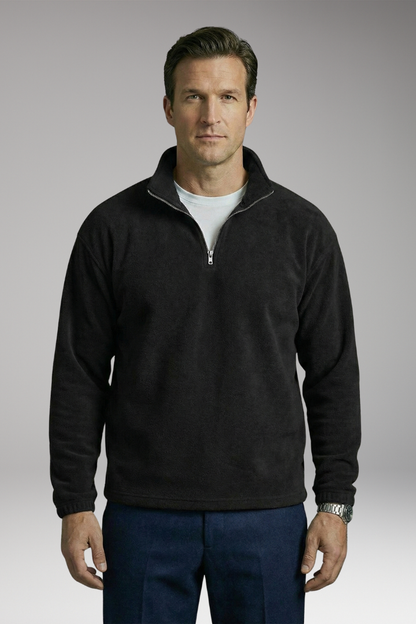 Men's Fleece Pullover Ribbed Cuffs