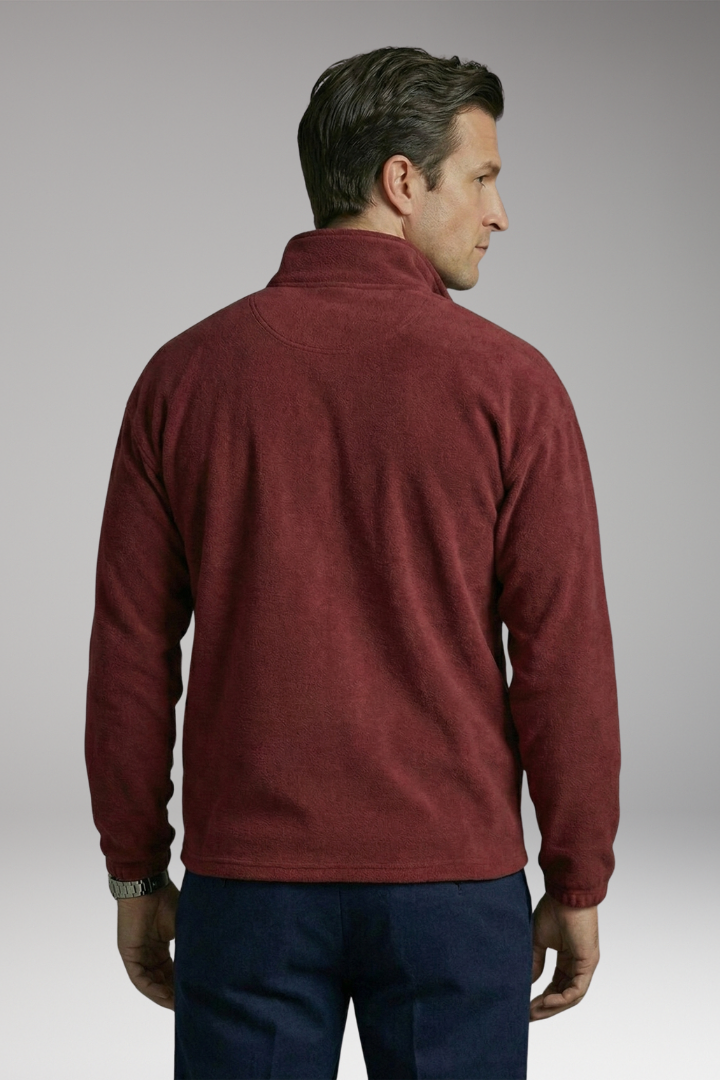 Men's Fleece Pullover Ribbed Cuffs