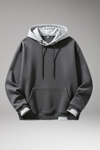 Men's Hooded Sweatshirt Drawstring Kangaroo Pocket - 
Fashinoza