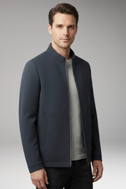 Men's Zipper Jacket Waterproof Zip Pockets