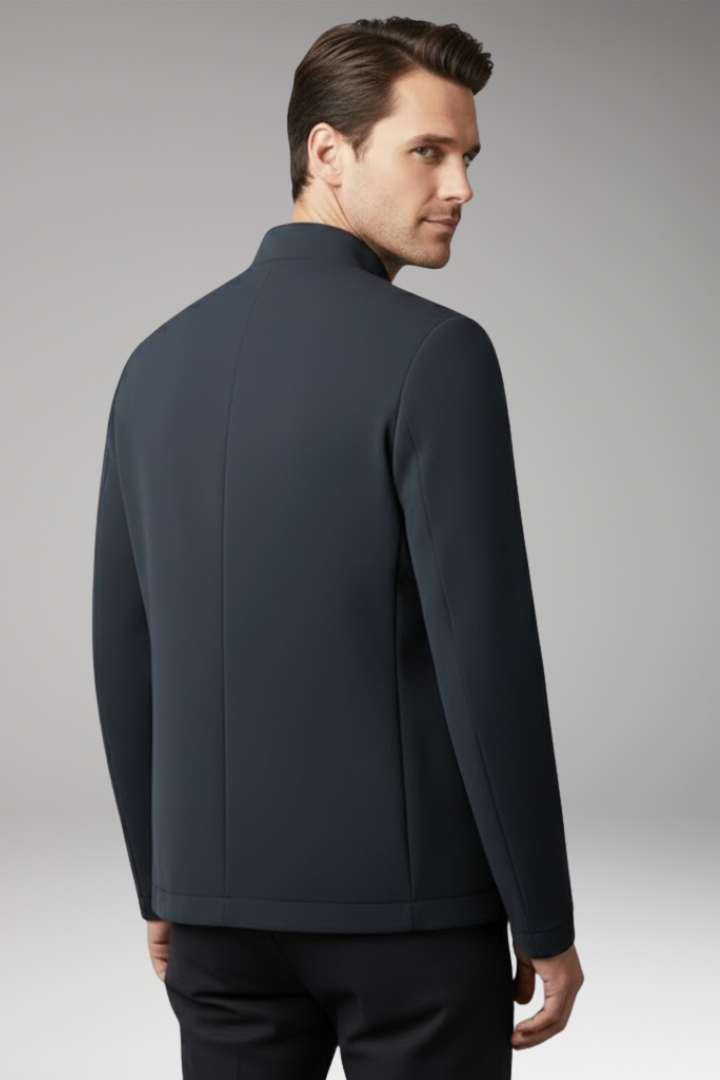 Men's Zipper Jacket Waterproof Zip Pockets