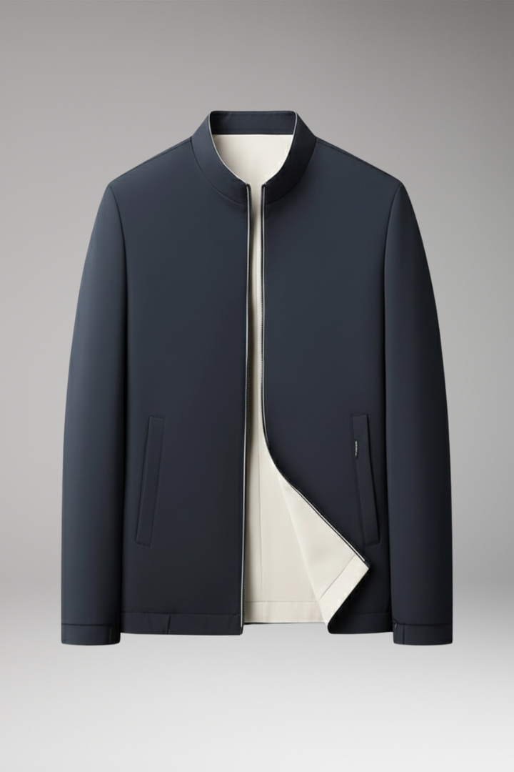 Men's Zipper Jacket Waterproof Zip Pockets - 
Fashinoza