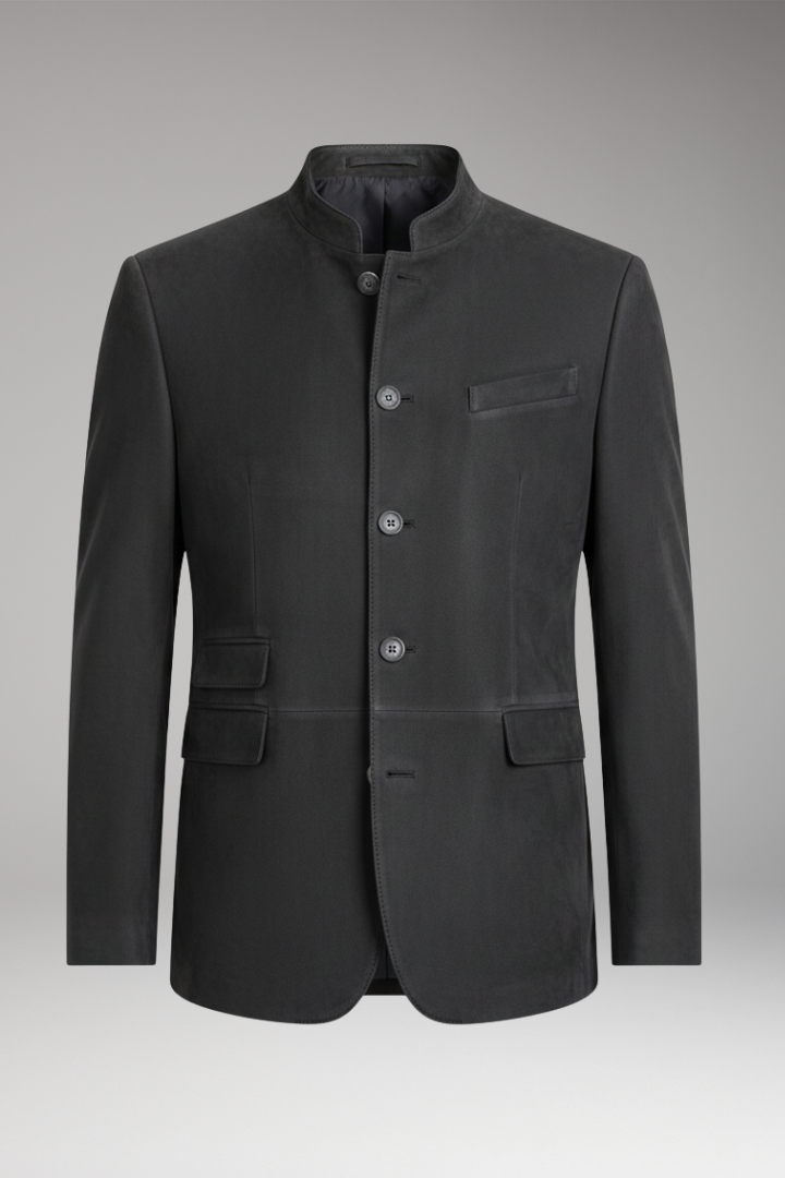 Men's Long Coat Structured Design - 
Fashinoza