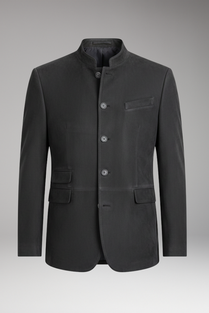 Men's Long Coat Structured Design - 
Fashinoza