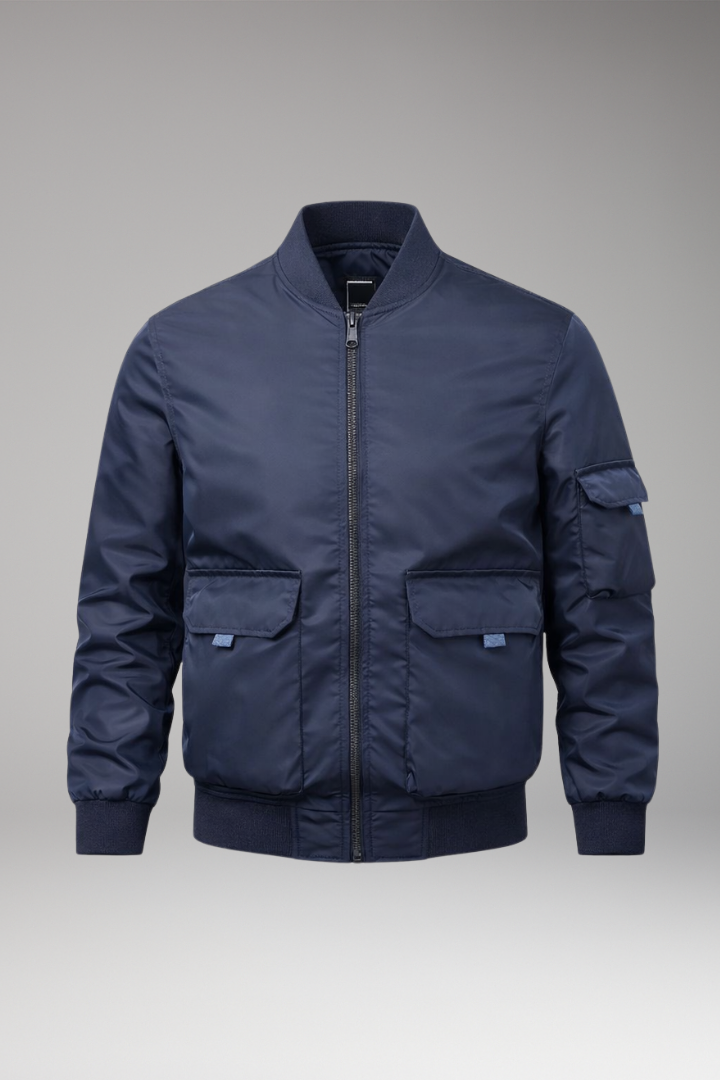 Men's Jacket Practical Pockets Elastic Cuffs - 
Fashinoza