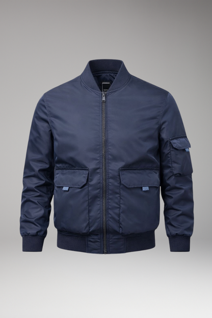Men's Jacket Practical Pockets Elastic Cuffs - 
Fashinoza